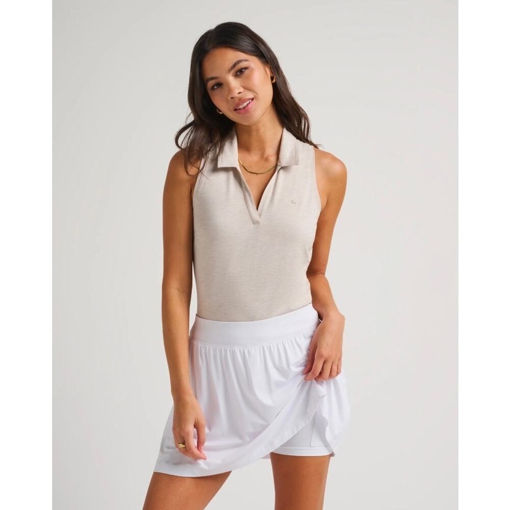 Travis Mathew Majorca Tank Tank Polo Sleeveless Shirt Blouse 2XL NWT Atmosphere - Picture 1 of 5